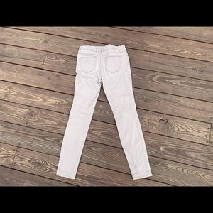 low rise khaki skinny jeggings style pants